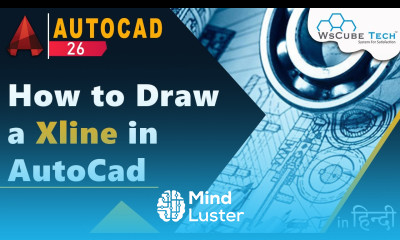 Xline in AutoCad How to Draw Xline in AutoCad AutoCad Xline Command Tutorial 26 WsCube Tech