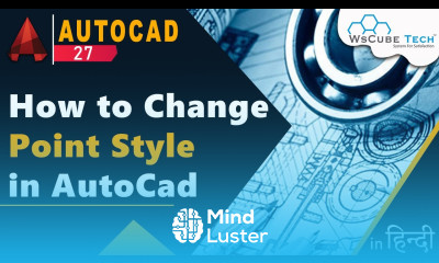 How to Change Point Style in AutoCad हिंदी में Point Style Point Size AutoCad Tutorial 27