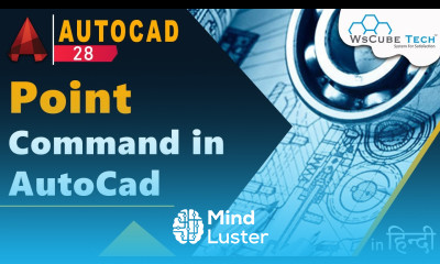 Point in AutoCad How to Draw Point Command in AutoCad AutoCAD Point Command Tutorial Part 28