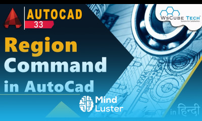 Region Command in AutoCad How to Use Region Command in AutoCad AutoCad Region Tutorial 33