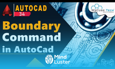 AutoCad Boundary Command How to Use Boundary Command in AutoCad AutoCad Boundary Tutorial 34