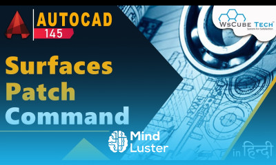 Learn AutoCAD 3D How To use Surface Patch Command in AutoCAD AutoCAD ...