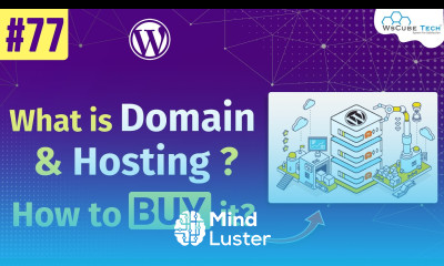 Learn What is Domain and Hosting How to Buy WordPress Tutorials - Mind ...