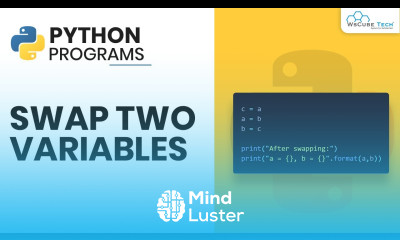 Python Program Swap Two Variables in Python HINDI Complete Tutorial