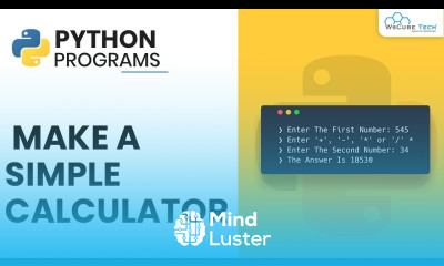 Python Program to Make a Simple Calculator Complete Tutorial