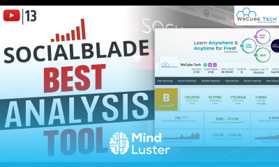 Social Blade Tool Best Tool for YouTube Competitor Research Channel Analysis more