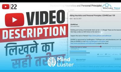 YouTube Description How to Write Perfect Description for YouTube Video for More Views