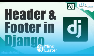 Header and Footer in Django HTML Template Fix Header Footer Django Tutorial