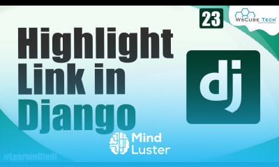 Learn to Highlight Link in Django Django Tutorials for Beginners in Hindi