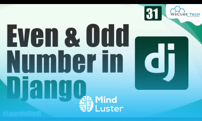 Learn to Check Even or Odd Number Using Django Form Django Tutorial