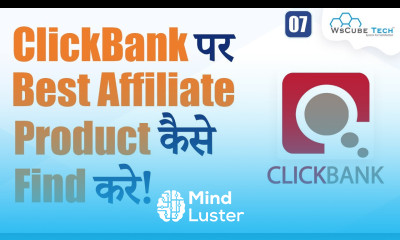 How to Choose Profitable Products on ClickBank for Affiliate Marketing Affiliate Marketing 7 