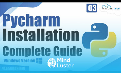 What is Pycharm and How to Install Pycharm for Python on Windows Python for Beginners to Pro