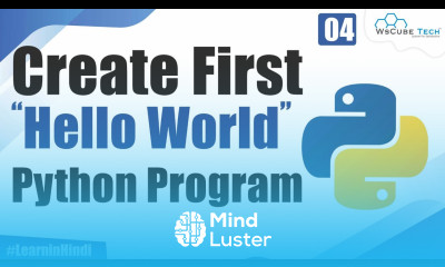 Create your first Project on Python Using Print Function Python Tutorial