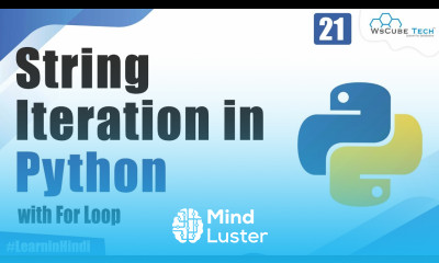 Learn What is String Iteration in Python Python Tutorial for Beginners ...