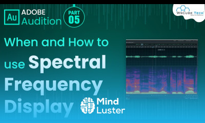 When and How to Use the Spectral Frequency Display to Remove Background Noise in Adobe Audition 5