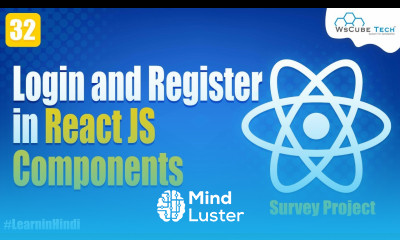 Setup the Login and Register Components in React JS Survey Project React JS Tutorial 32
