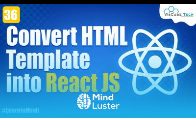 Converting a Template into React JS Project in Hindi React JS Tutorial in Hindi 36