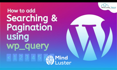 How to Searching and Pagination using Wp query Search Page in WordPress