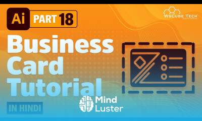 How to Create Business Card in Adobe Illustrator Design Business Card Hindi 18 WsCube Tech