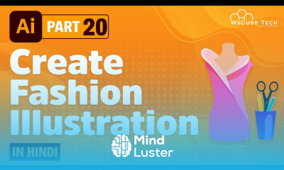 Fashion Illustration Fashion Design in Adobe Illustrator Illustrator Tutorial Hindi 20
