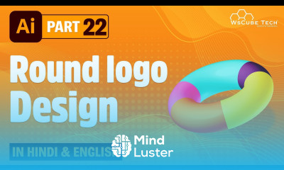 Make Type in a Circle to Create a Round Logo in Adobe Illustrator Round Logo Design Part 22