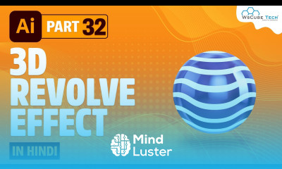 Bordeaux Design Tutorial Using 3D Revolve Effect in Adobe Illustrator 3D Revolve Effect Part 32