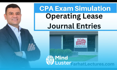 Operating lease CPA exam Simulation