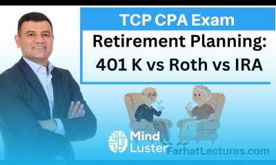 Strategies for Retirement Plans 401 K vs IRA vs Roth Tax Compliance a Planning CPA TCP Exam