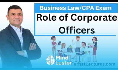 Role of Corporate Officers CPA Exam REG