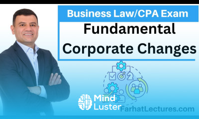 Fundamental Corporate Changes CPA Exam REG