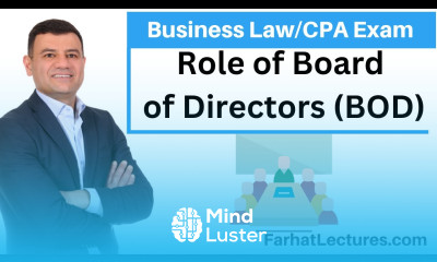 Role of Board of Directors CPA Exam REG