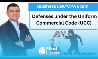 Defenses Under the Uniform Commercial Code UCC CPA Exam REG
