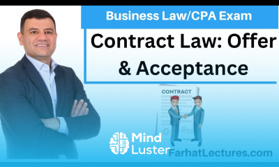 Contract Law Offer and Acceptance CPA Exam REG