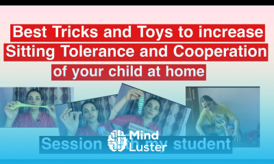 Increase Sitting Tolerance Cooperation of your child with Sensory Toys Behaviour Modification