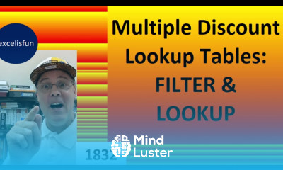 Multiple Discount Lookup Tables LOOKUP FILTER Functions Excel Magic Trick 1832