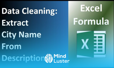 Excel Formula Extract City Name from Description Excel Magic Trick 1839
