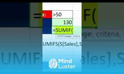 SUMIF Trick that Beats SUMIFS Short Excel Magic Trick 11