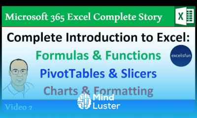 Excel Formulas Functions PivotTables Slicers Charts 365 MECS 02