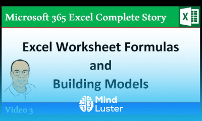 M 365 Excel Worksheet Formulas Models – Everything You Ever Wanted To Know 365 MECS 03