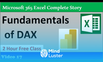 Full Free DAX Class Fundamentals of DAX in Power BI Power Pivot 365 MECS Class 17