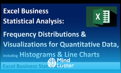 Excel Statistical Analysis 06 Frequency Distributions Visualizations Skew for Quantitative Data