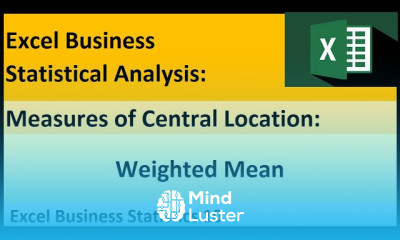 Excel Statistical Analysis 10 Weighted Mean Awesome Accounting Example