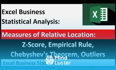 Excel Statistical Analysis 14 Z Score Empirical Rule Chebyshev Theorem of Standard Deviations