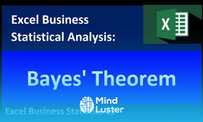 Excel Statistical Analysis 22 Bayes Theorem Tabular Method Probability Tree SUMPRODUCT function
