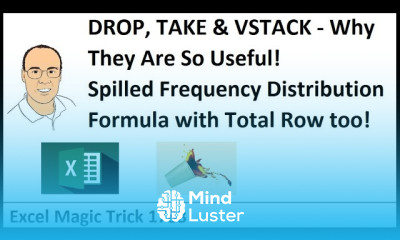 DROP TAKE VSTACK How They Are Useful Spilled Frequency Distribution with Total Row EMT 1788