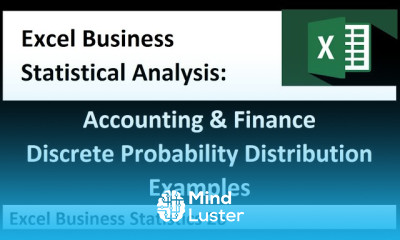 Excel Statistical Analysis 26 Accounting Finance Discrete Probability Distribution Examples