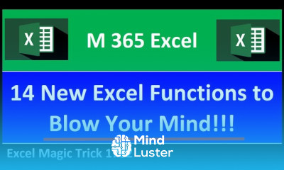 14 New Excel Worksheet Functions That Will Blow Your Mind Excel Magic Trick 1782