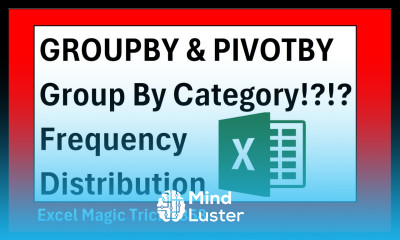 Grouping in GROUPBY PIVOTBY Functions Yes Frequency Distribution with GROUPBY EMT 1858