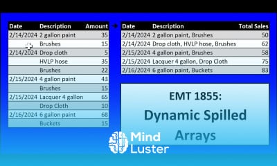 GROUPBY Function to Group Transactions with No Transaction Number EMT 1855