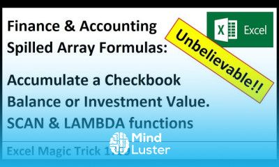 SCAN LAMBDA to Simulate Relative Cell Reference One Cell Above in Spilled Array Formula EMT 1769